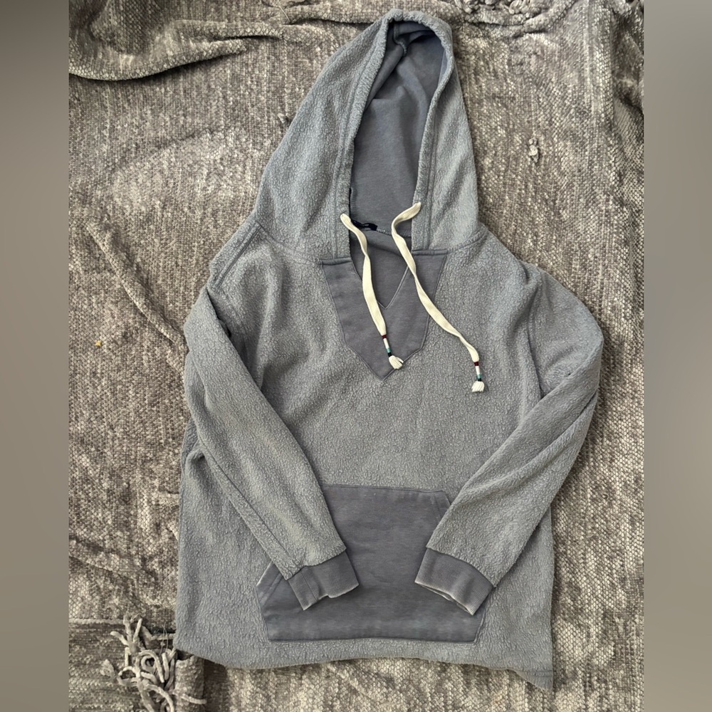 Ocean Drive Grey/Blueish Hoodie